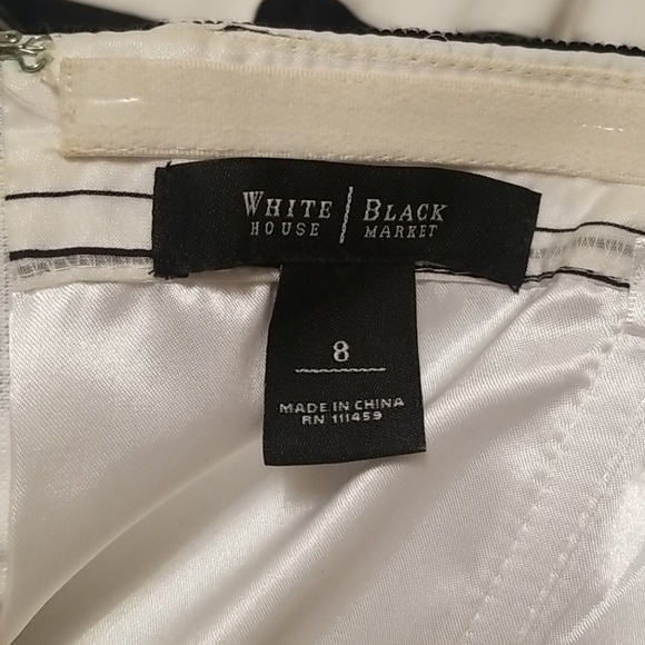 White House Black Market strapless striped dress - Picture 2 of 5